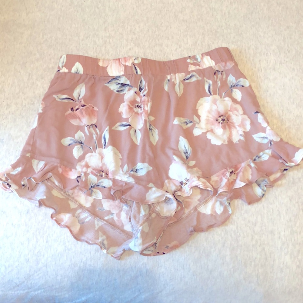 LA Hearts by PacSun Pink Floral Shorts